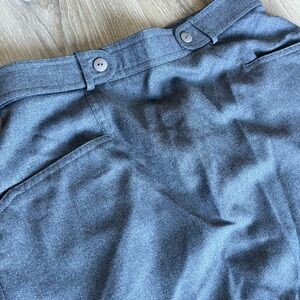 Vintage Gray Pencil Skirt